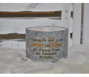 Stickserie - Hirsch Sprüche Klorollenverstecker